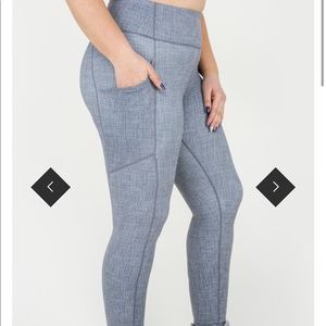 Kiava grey linen leggings